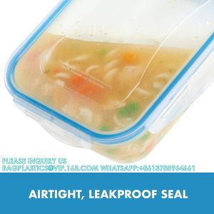 Stackable Wholesale Kitchen Microwavable Airtight High Borosilicate Lunch Box