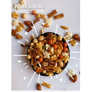 High Temperature Baking Rice Cracker Snacks Mixed Peanut Custom Service