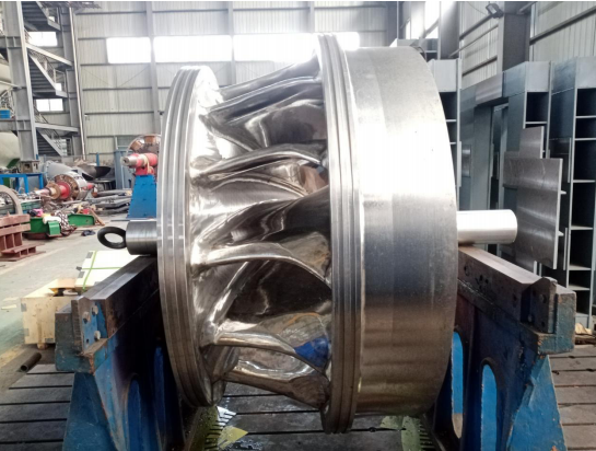 What's the production progress of the Stainless Steel Francis Turbine Runner?