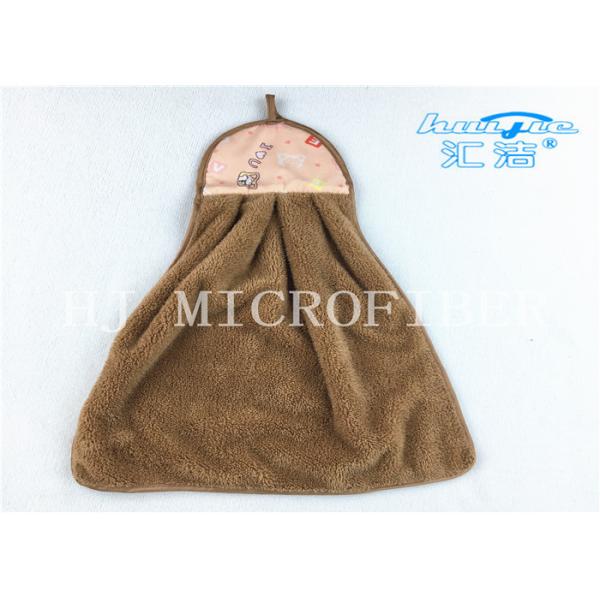Colorful Home Essential Microfiber Cartoon Hand Towel Coral Fleece Cloth for Kitchen Bathroom
