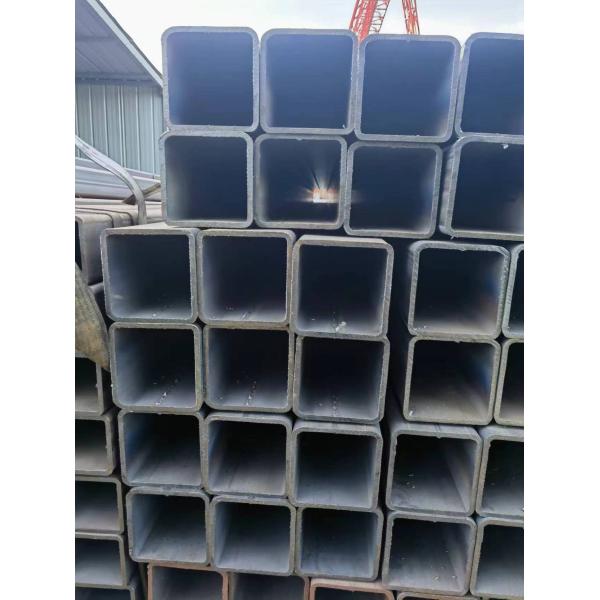 Black Iron Ms Rectangular Steel Channels U-Bar Galvanized Square Tube for Structural