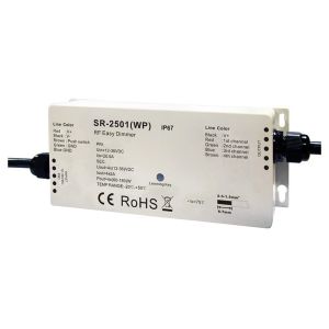 RGBW 4CH Waterproof RF LED Dimmer For Outdoor Envirenment with Multiple Zones