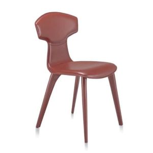 Elegant Ele Side Fiberglass Arm Chair With Internal Structure In Steel Rod