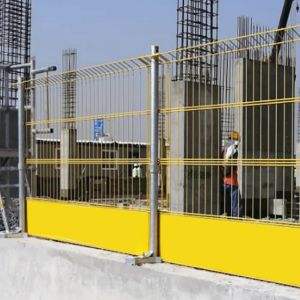 High-strength Edge Protection Barrier with Welded Frame Joints