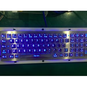 Stainless Steel Keyboard With Trackball