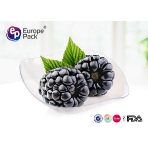 PS Small Clear Plastic Disposable Bowls With LFGB FDA Certificate