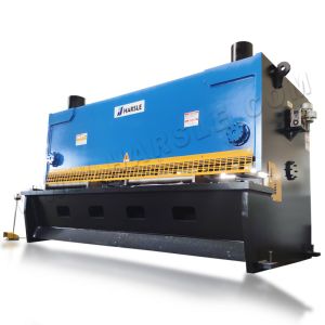 QC11K-12×2500 guillotine shear hydraulic metal sheet cutting machine with P40,