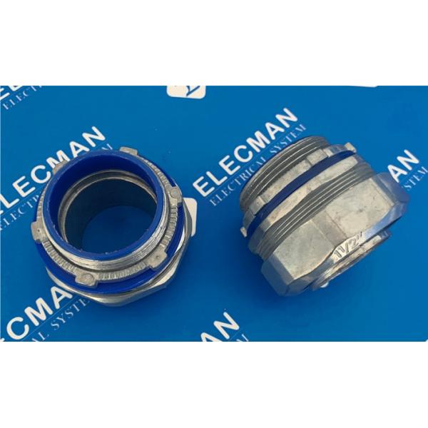 Zinc 1-1/2 Inch Straight Liquid Tight Connector For Flexible Conduit