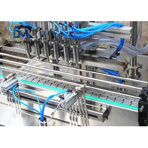 Alcohol Liquid Bottling Machine / Stainless Steel Liquid Filling System