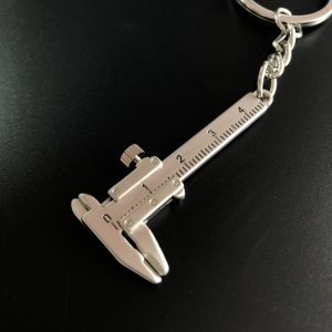 Portable Personalized Metal Keychain Mini Vernier Caliper Measuring Gauging