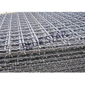 Galvanized / Carbon Steel Wire Mesh Single / Double Intermediate Weave Pattern