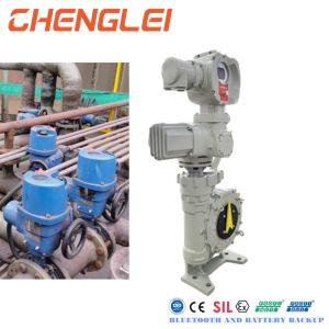 Proportional Solenoid Electric Actuator with Worm Gear Box and Aluminum Alloy