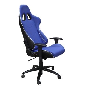 Iron Frame Manager Desk Chair / Armrest Adjustable Office Chair With Memory Foam