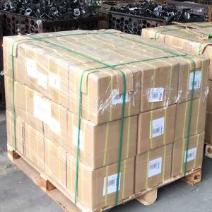 85mm Rubber Casters Swivel Threaded Stem 110lbs Capacity