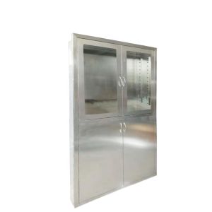 Polished Stainless Steel Medical Cabinet Operating Room Cabinets Galvanized