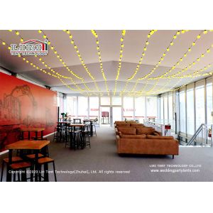 Aluminum And PVC Double Decker Tents , Two Stories Cube Structure Tent For