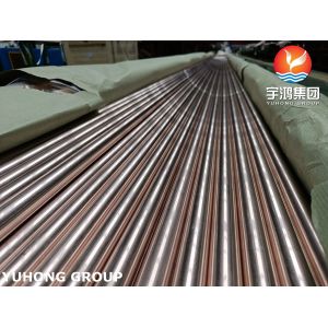ASTM B111 UNS C70600 O61 Copper Nickel Tube , Cu90Ni10 Heat Exchanger Tube