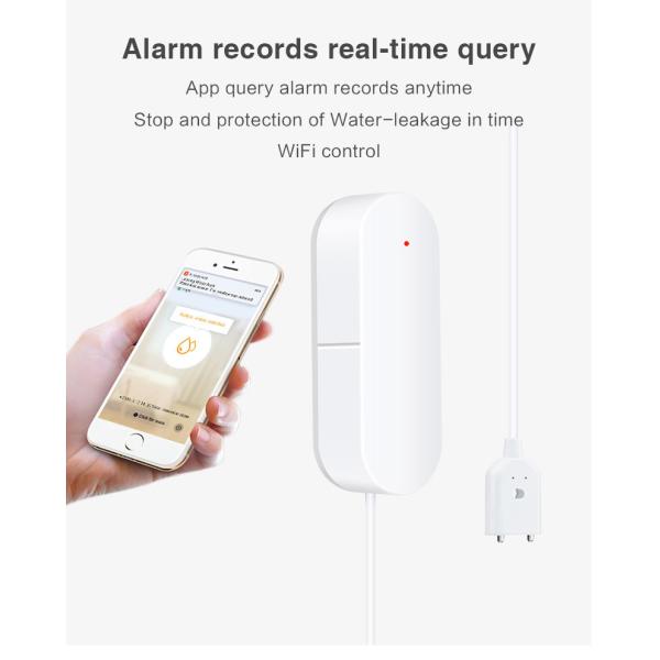 Tuya Smart Life Manufacturer Wifi Smart Water Leakage Detector With A Variety Of Smart Accessories
