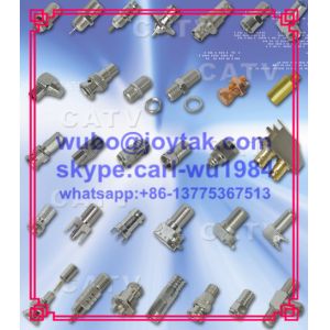 BNC male Coaxial Connector BNC Compression Type 50ohm for RG6U coax cable