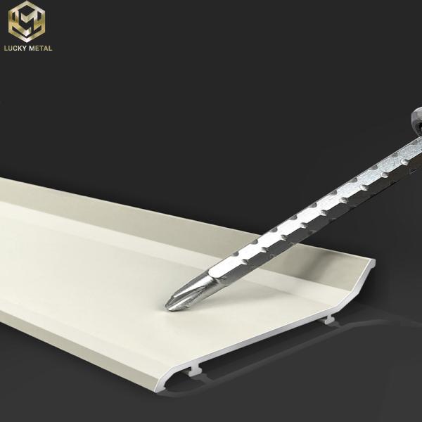 Extrusion Recessed Aluminium Skirting Profile Baseboards Electroplating Finish