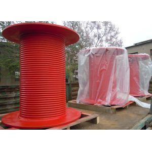 Lebus 320mm Diameter Rope Winch Drum Steel For Mining Equipment