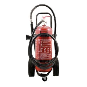 Durable 50kg 40% Powder Trolley Fire Extinguisher Odorless For Computer Room