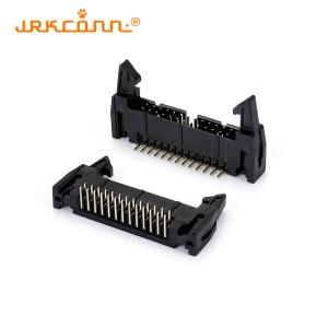 China Black 2.54mm Right Angle Pin Header Ejector Header Connector Dip Type For Pcb Board on sale