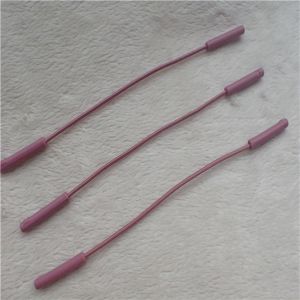 Elastic Rope Colored Zipper Pulls Two Thick Middle Thin Nunchakus Embossed