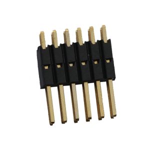 PA9T Insulator Dual Row 1.27mm Hight Pin Header Connector