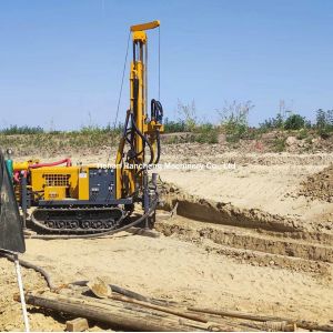 150m Depth Crawler Walking Water Well Drilling Rig Machine With 42KW Diesel