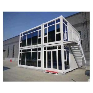 China 40 FT Modern Design Prefabricated Homes Outdoor Foldable Container House with Sandwich Panel and Aluminum Alloy Windows on sale