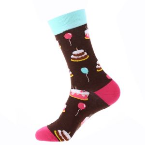 Custom OEM ODM Plain Knit Crew Pure Cotton Mens Fashion Snack Desert Pattern