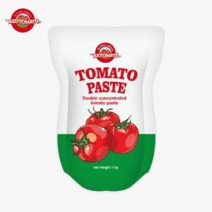 Tomato Paste Factory Manufactures 113g Stand-Up Sachets In Accordance With ISO HACCP BRC And FDA Production Standards