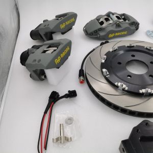 1 Pot Dual Rear Caliper 9202 Tesla Matte Gray Logo Customized For Elfa Brake