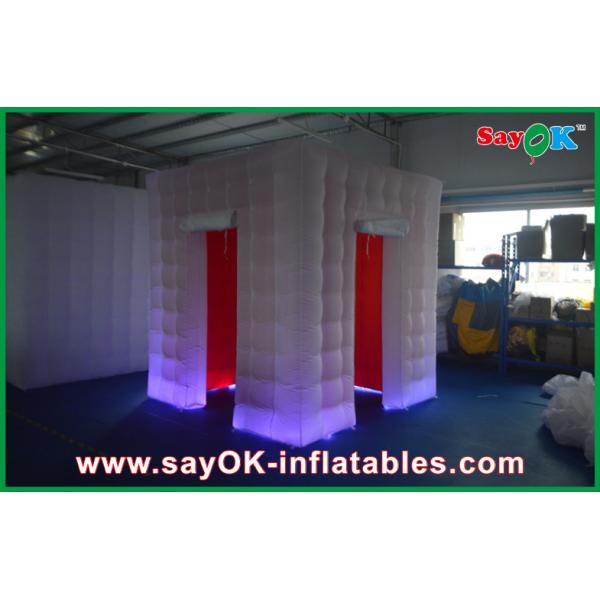 Kids Photo Booth Square Inflatable Photo Booth Kiosk Frames 2.4 X 2.4 X 2.5m For Wedding