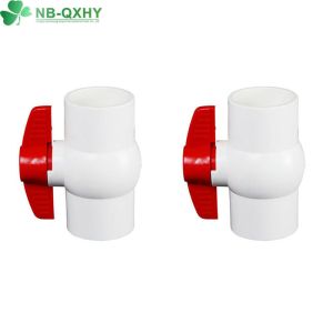 Chinese PVC Compact Ball Valve with Glue Connection Form and All Size of