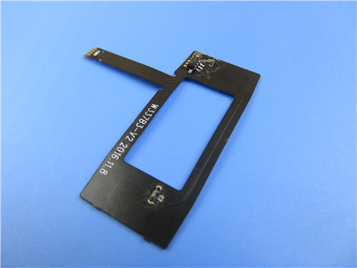 Quality Multilayer Flexible Circuit 4-layer FPC Built on Polyimide With Black Solder Mask and Immersion Gold for Touch Screen wholesale