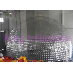 Cheap Dome Custom Inflatable Bubble Tent , Overall Transparent Inflatable Yard Tent for sale