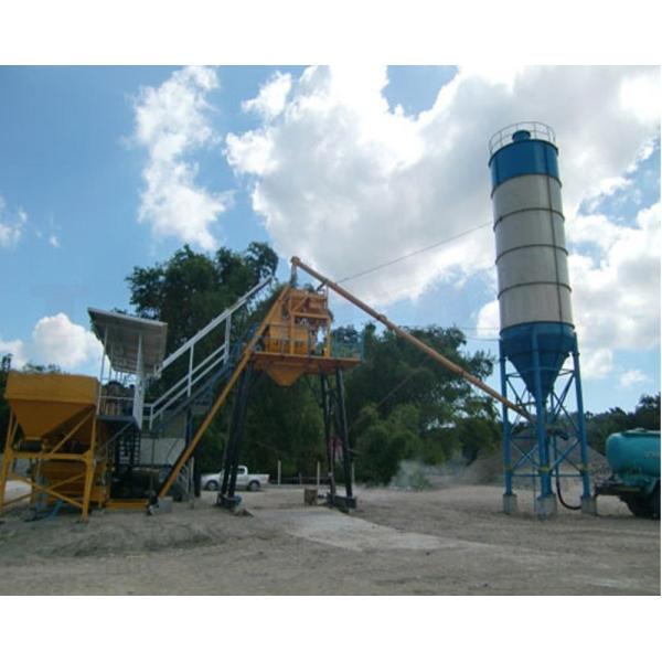 Quality Model HZS35 Stationary Fixed Concrete Batching Plant Electric Power With 35m3/H Capacity wholesale