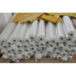 Width Max 360MM Polyester Printing Mesh White For Automotive Fuel / Oil