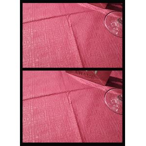 137cm*274cm Square Disposable Paper Tablecloth Red 3ply Thickened