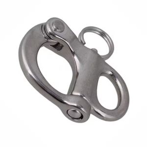 Swivel Jaw Snap Shackles 304 316 Stainless Steel Quick Release Bail Rigging