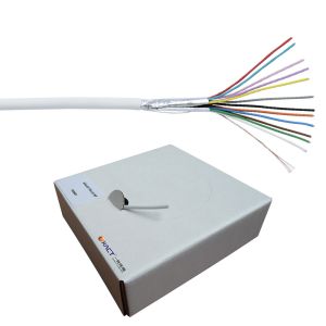 18xAWG24 CPR Eca Shield Al/Foil Security Cable for 2/4/6/8/10/12/14/16/18/20