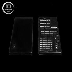 Customized PET Keyboard Packaging Tray, Protective Plastic Cover For Dust