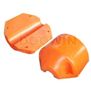 Corrosion Resistant Marine Cable Floats Orange With Polyurethane Coating