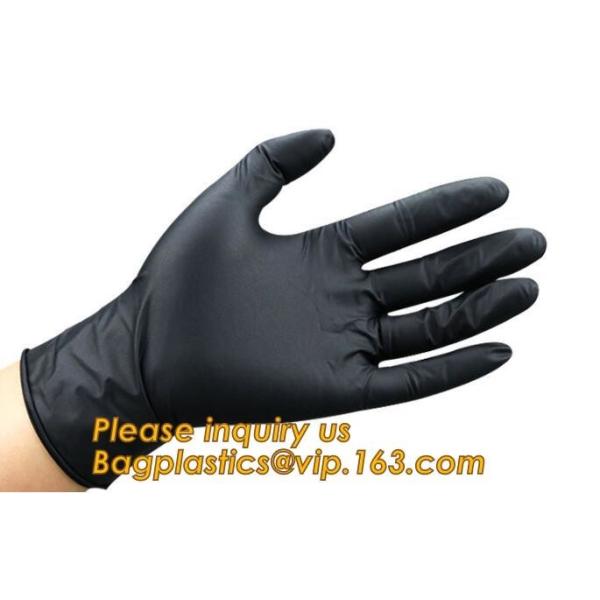 Free sample biodegradable custom powder free disposable 9 mil nitrile glove