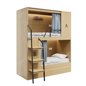 Modern Safe And Stable Bunk Bed For Youth Hostel