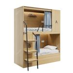 Support customization Modern Design Safe And Stable Bunk Bed For Youth Hostel
