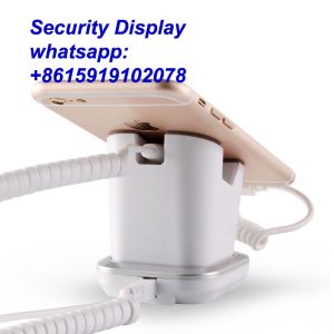 COMER Security alarm system ABS mobile phone display stand with alarm for mobile