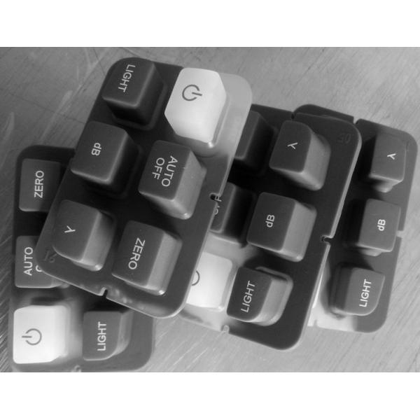 Quality Programmable Silicone Rubber Keypad , Silicone Flexible Keyboard With FPC Tail wholesale